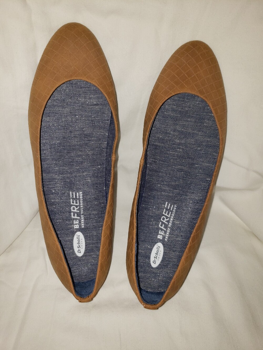Dr. Scholl's Brown Quilted Ballet Flats